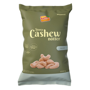 Cashewnötter Naturella, 1000g