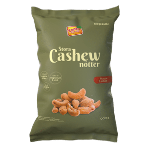 Cashewnötter Rostade & Saltade, 1000g