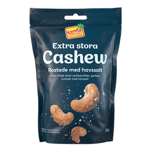 Extra stora Cashew rostade med havssalt