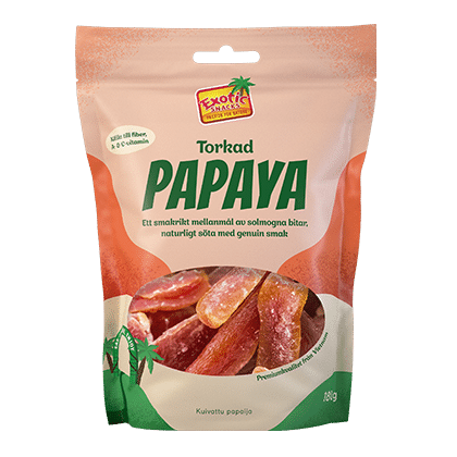 Torkad Papaya 180g